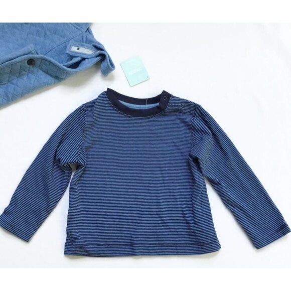 Gymboree Winter Bear Quilted Overalls Outfit Toddler Boys 18-24 Mos. Snow Scarf - Picture 6 of 8